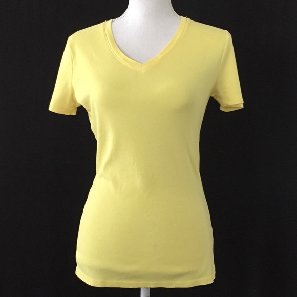 MERONA ‘Ultimate Tee’.  Bright yellow, size M. EUC - Picture 1 of 4